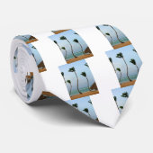 Cravate Palmier de plage (Roulé)