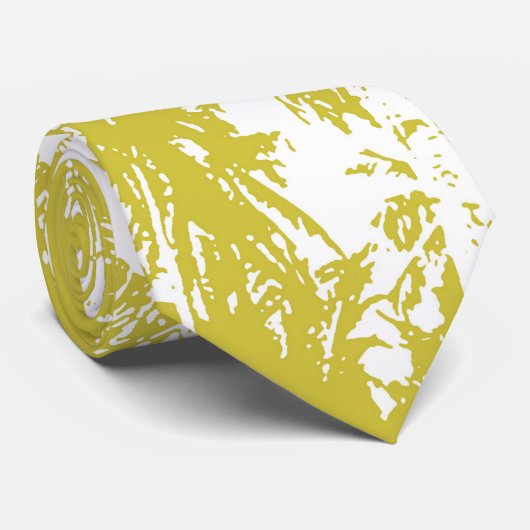 Cravate Palmiers à la conception pointue (Roulé)