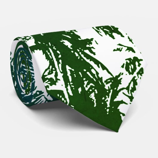 Cravate Palmiers tropicaux (Roulé)