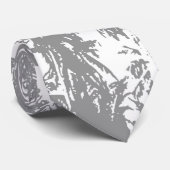 Cravate Palmiers tropicaux Feuille au design pointu (Roulé)