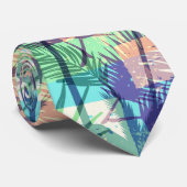 Cravate Palmiers Vintages tropicaux (Roulé)