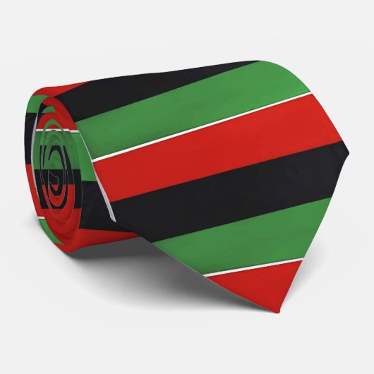 Cravate Pan African Flag (Roulé)