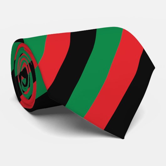 Cravate Pan-African flag (Roulé)