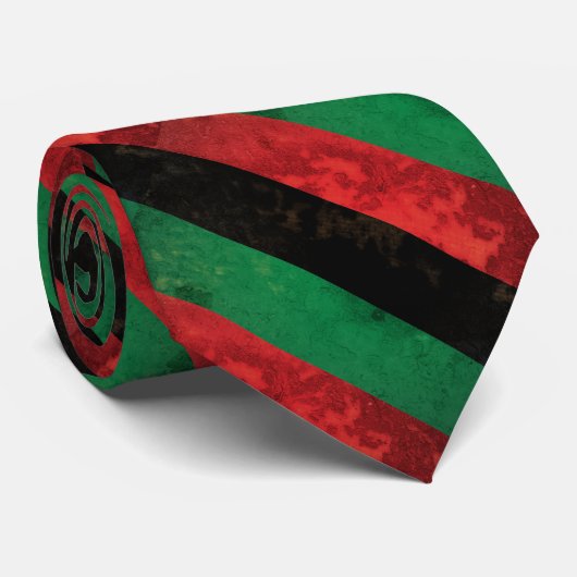 Cravate Pan-African flag (Roulé)