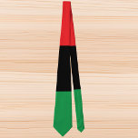 Cravate Pan-African Flag Kwanzaa<br><div class="desc">Pan-African Flag Kwanzaa neck tie</div>