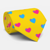 Cravate Pan Pride Hearts (Roulé)