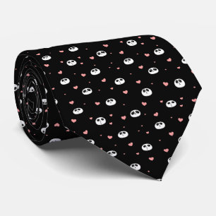 Cravate Panda avec motif de coeur