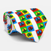 Cravate Panda d'art de bruit (Roulé)