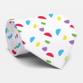 Cravate Panda de couleur ! (Roulé)