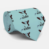 Cravate Panda de éternuement drôle (Roulé)