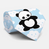 Cravate Panda de Kawaii (Roulé)