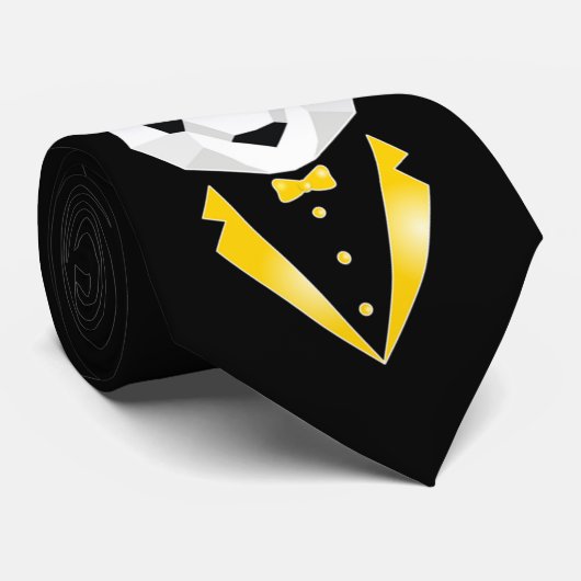 Cravate Panda de luxe (Roulé)