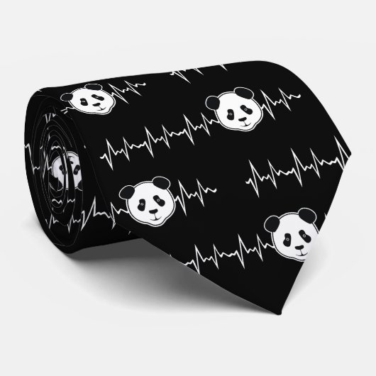 Cravate Panda Lover (Roulé)