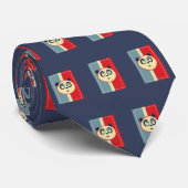 Cravate Panda Retro (Roulé)