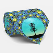 Cravate Panier Abstrait Disk Golf 5 (Roulé)