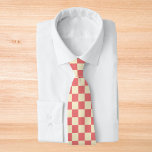 Cravate Panier rose et beige<br><div class="desc">Panier rose et beige</div>