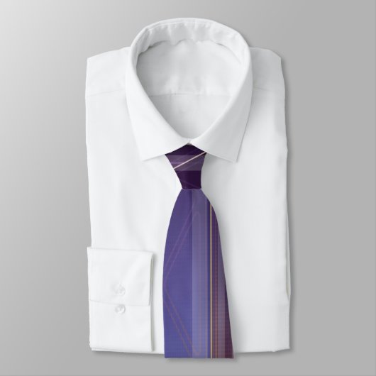 Cravate Panneau Holographique Intel violet Sci-Fi foncé (Attaché)