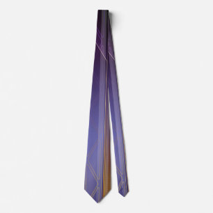 Cravate Panneau Holographique Intel violet Sci-Fi foncé