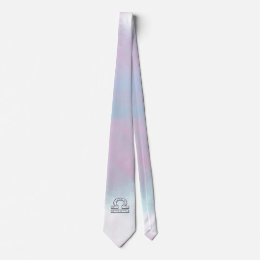 Cravate Panneau Libra Zodiac Mère de style perle (Devant)