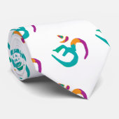 Cravate Panneau OM coloré (Roulé)