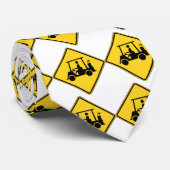 Cravate Panneau Panier de golf de prudence (Roulé)