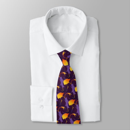 Cravate Pansy Power (Attaché)