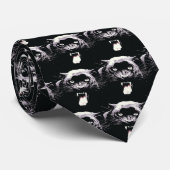 Cravate Panthère noire Jaguar (Roulé)
