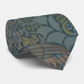 Cravate Paon et Dragon par William Morris (Roulé)