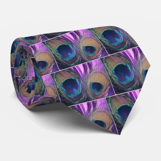 Cravate Paon pourpre (Roulé)
