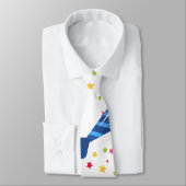 Cravate papa couleur bleue (Attaché)