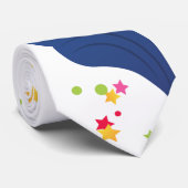 Cravate papa couleur bleue (Roulé)