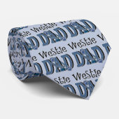 Cravate PAPA de Westie (Roulé)