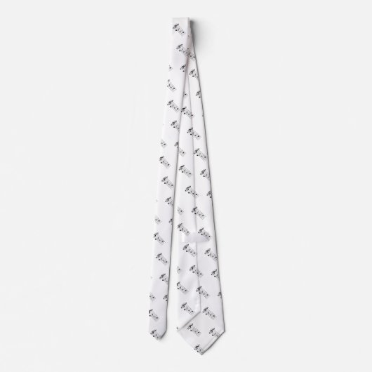 Cravate Papa épelé dans Music Notes (Dos)