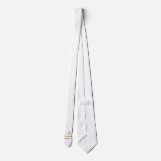 Cravate Pape St John Paul II prient pour nous (Dos)