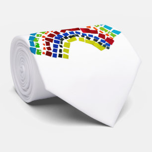 Cravate Papier arc en ciel