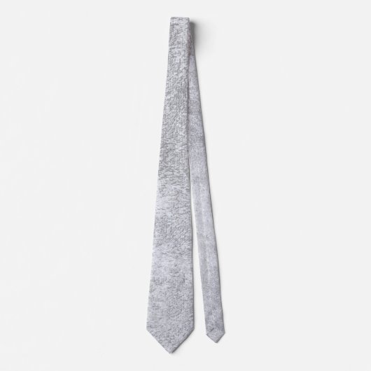 Cravate Papier argenté Abstrait (Devant)