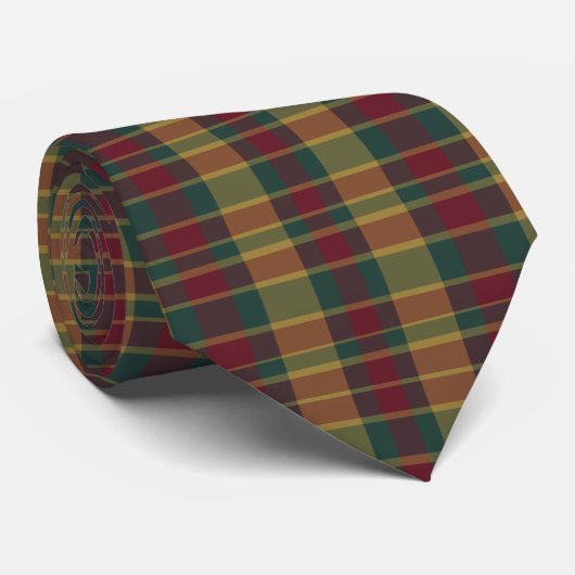 Cravate Papier de Noël Rouge Or Et Vert (Roulé)
