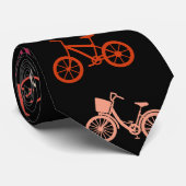 Cravate Papier papier motif d'invitation à bicyclette (Roulé)