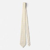 Cravate papier peint blanc et or avec un motif (Devant)