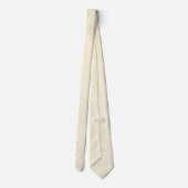 Cravate papier peint blanc et or avec un motif (Dos)