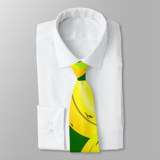 Cravate Papier peint de banane (Attaché)