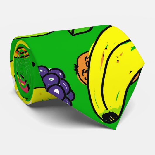 Cravate Papier peint de fruit (Roulé)