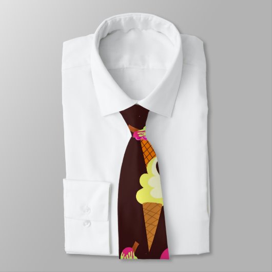 Cravate Papier peint de glace (Attaché)