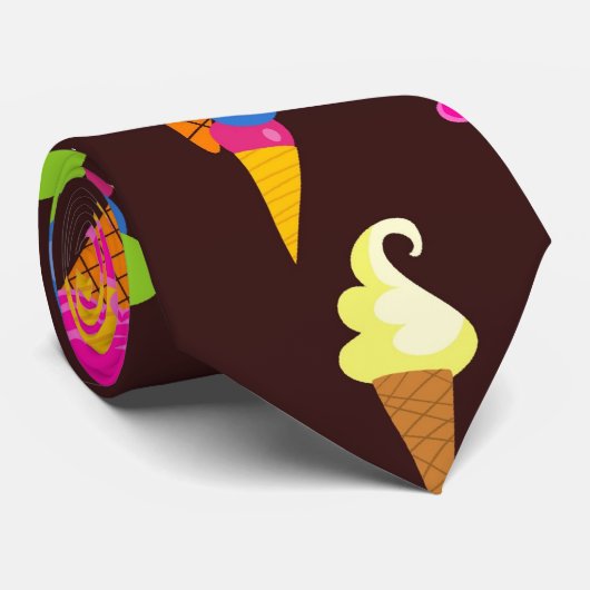 Cravate Papier peint de glace (Roulé)