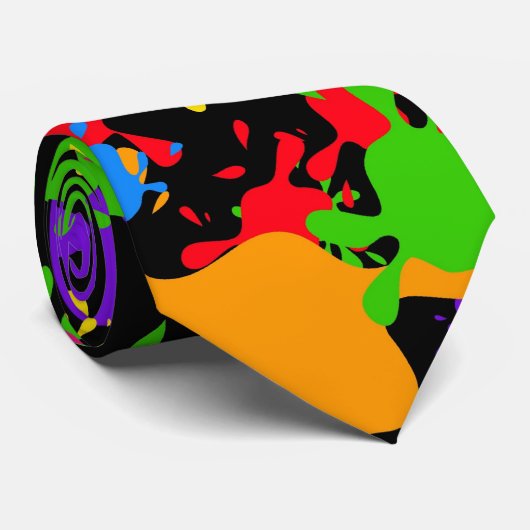 Cravate Papier peint d'éclaboussure (Roulé)