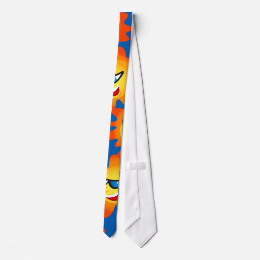 Cravate Papier peint frais de Sun (Dos)