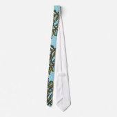 Cravate Papier peint frise d'arbre de William Morris (Dos)