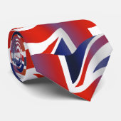 Cravate Papier peint onduleux britannique de drapeau (Roulé)