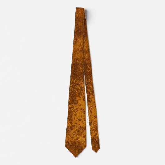 Cravate papier rustique or Abstrait (Devant)