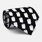 Cravate Papier Toilette Rouleau amusant Thème de quarantai (Roulé)